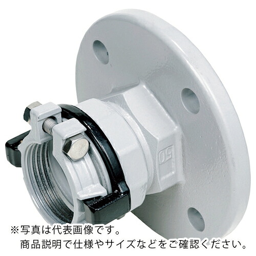SKカワニシ ( 川西水道機器 ) ポリエチレン管用継手 SKXフランジ付ソケット(メーター用)P50 ( SKXFSMP50 )