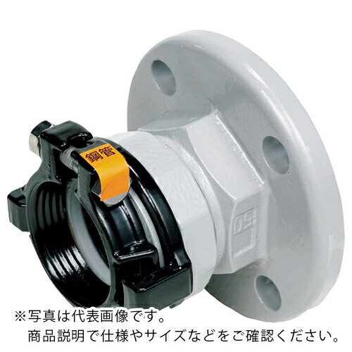 SKカワニシ ( 川西水道機器 ) 鋼管用継手 SKXフランジ付ソケット(10KF)50 ( SKXFSJIS10K50 )