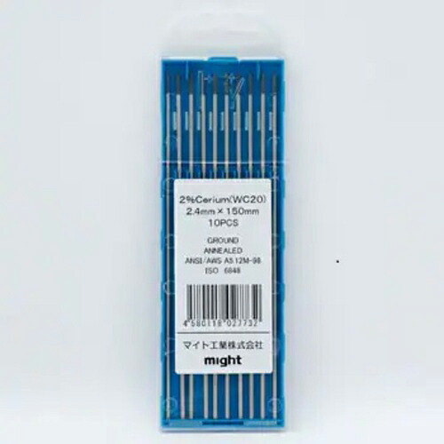 マイト ( マイト製作 ) ce入電極2.4mm×150粍(10本) ( TG-152S )