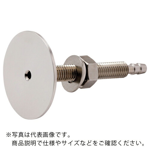 マノスター ( 山本電機製作所 ) 飾りピトー管(飾り静圧管) SUS製 プレート面の仕上げ:鏡面仕上げ 適用壁厚さ10~55mm ( PTC-VT6-55-SMF )