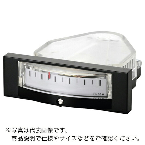マノスター ( 山本電機製作所 ) 微差圧計 マノスターゲージ ＜パネル横目盛形＞ 計測範囲０～１００Ｐａ ( FR51AHV100DH )