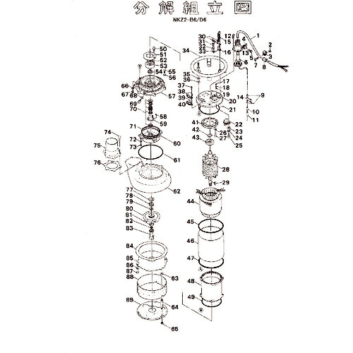 ツルミ ( 鶴見製作所 ) 撹拌羽根 ( 801-02411617-9 ) (株)鶴見製作所 【メーカー取寄】