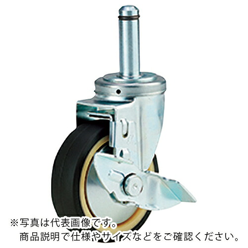 ERECTA ( エレクター ) キャスター (エレクターシェルフ用) ウレタン車 φ150mm ストッパー付き ( S150U ) エレクター(株) 【メーカー取寄】