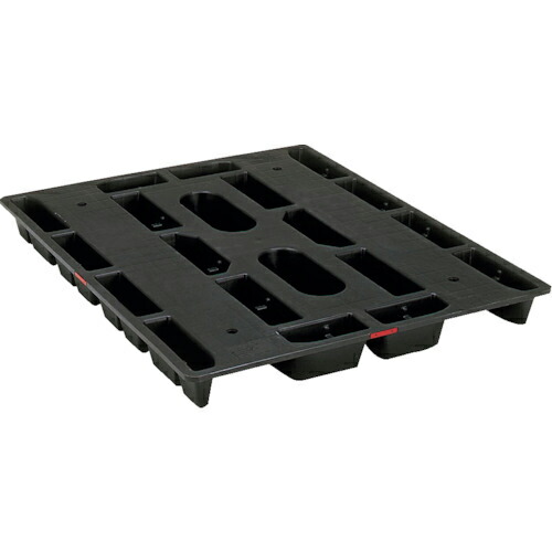RISU ( 岐阜プラスチック工業 ) スキッドリサイクルパレット JC-S2・135110 ( JCS2135110 BK )