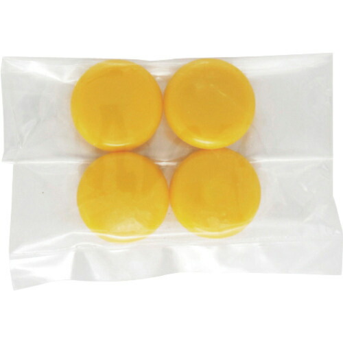 mitsuya ( ミツヤ ) カラーMG20MM 黄4個入 M34835 ( CM20-4P-YL ) 【100袋セット】 (株)ミツヤ 【メーカー取寄】