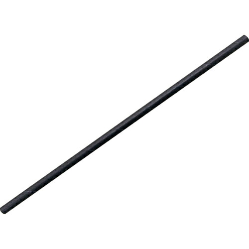 PACKSTYLE ( 折兼 ) 紙ストロー 6φ×210mm 黒(袋入) ( 603941 ) 【5000本セット】 (株)折兼 【メーカー取寄】