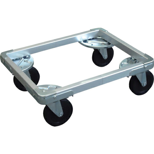 オーエム ( オーエム機器 ) ドーリーDLF型 縦300~400X横400~500X100φ ( DLF-1034 )
