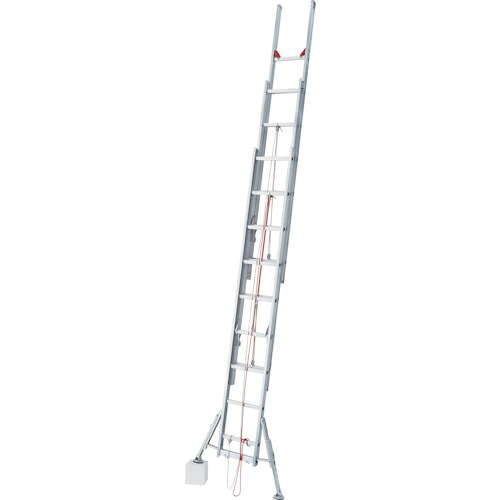 ハセガワ ( 長谷川工業 ) ラクノリ3連はしごスタビライザー付き8.10M(10421) ( LH3-80 )