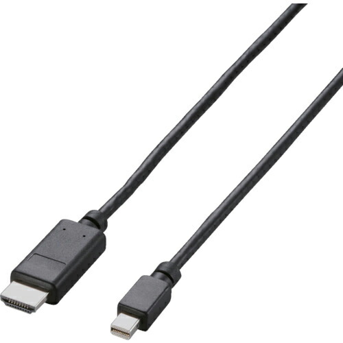 ELECOM ( エレコム ) Mini DisplayPort-HDMI変換ケーブル 2m ブラック ( AD-MDPHDMI20BK ) エレコム(株)