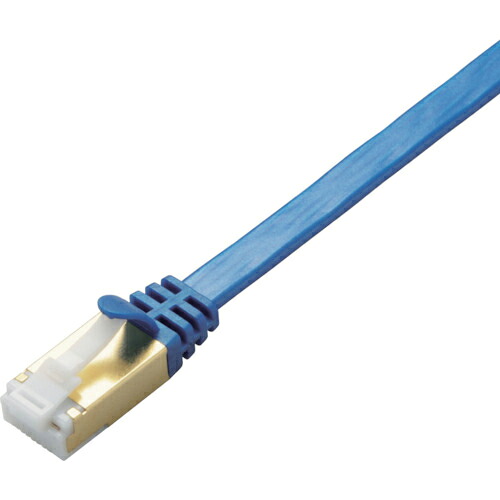 ELECOM ( エレコム ) ツメ折れ防止フラットLANケーブル CAT7準拠 10m ブラック ( LD-TWSFT/BM100 ) エレコム(株) 【メーカー取寄】