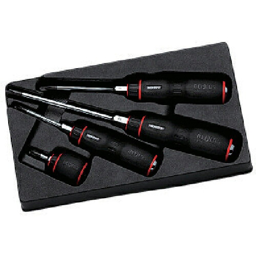 【SALE価格】nepros ( 京都機械工具 ) 樹脂柄クロスドライバセット[4本組] ( NTD1P04 )｜Orange Tool Tokiwa
