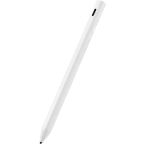 ELECOM ( エレコム ) リチウム申し受ける式タッチペン 汎用 磁気へばり付く USB-C申し受ける 書きもの先取り替えっこ能力のある 白いこと ( P-TPACST03WH ) エレコム(株) 【製造業者取寄】 DIY・工具-花・ガーデン・DIY