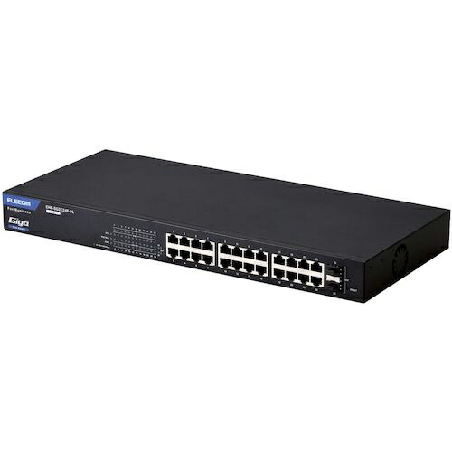 ELECOM ( エレコム ) 法人向けスイッチングハブ WEBスマート Giga PoE 24ポート 3年保証 ( EHB-SG2C24F-PL ) エレコム(株) 【メーカー取寄】