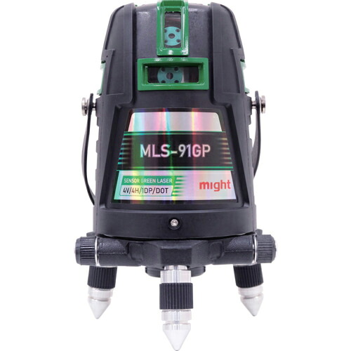 マイト ( マイト工業 ) ダイレクトグリーンレーザー マイティライン本体(MLS-91GP)+受光器(MK-404G)セット ( MLS-91GP-R ) マイト工業(株) 【メーカー取寄】