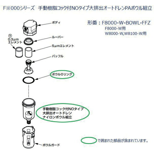 CKD F.R.L単一のもの 8000つづき物用 どんぶり鉢精神的な統合 ( F8000-W-BOWL-FFZ ) DIY・工具-花・ガーデン・DIY