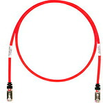 PANDUIT ( パンドウイット ) CAT6A/CAT6 遮蔽物パッチコード 30m 赤 ( STP6X30MRD ) 【10本書き割り】