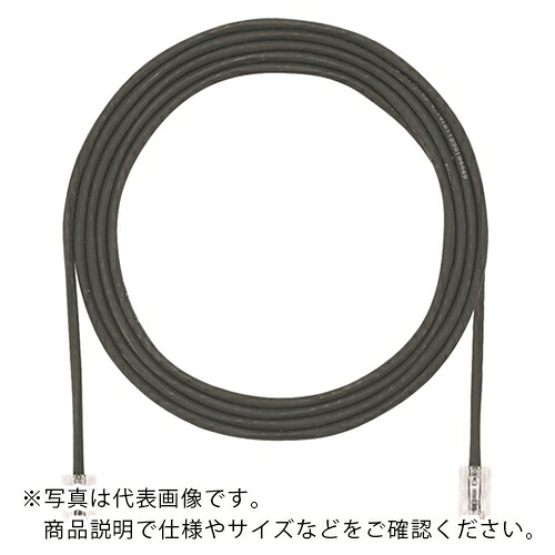 PANDUIT ( パンドウイット ) カテゴリ5E細径パッチコード 1m 黒 ( UTP28CH1MBL ) 【10本セット】