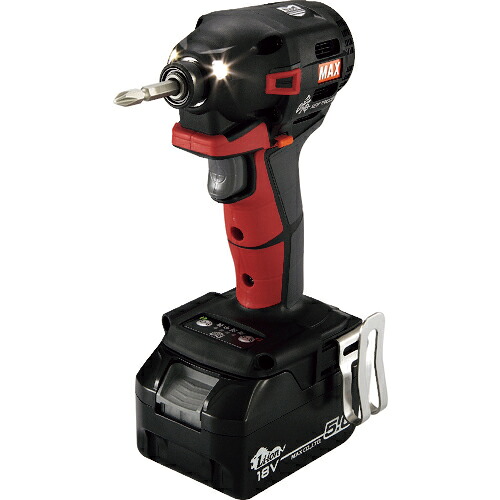 MAX ( マックス ) 申し受ける式ブラシレスインパクトドライバ本体のみ赤 ( PJ-ID153R )