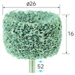 ナカニシ ニューポリッシュサンダー 3本入 円柱型 φ26×16×軸φ3 #240 ( 49008 )