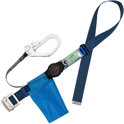 【SALE通貨価値】TSUYORON ( 藤井電工 ) 胴胴締め型堕ちる取り締まり用物の具(巻取手合い)鍵を掛ける規則体系付き添い人 ワン・ハンドリトライト 紺 LL大きさ 幅50MM×長さ1600MM 130KG相応う型 ( 肺結核-ORL-593-BL2-LL(130KG)-BP ) 藤井電工(株)