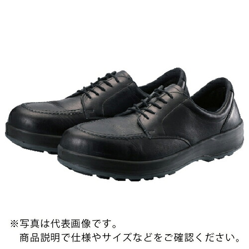 シモン 【売切廃番】耐滑・軽量3層底静電紳士靴BS11黒静電靴 23.5cm ( BS11S-235 ) (株)シモン