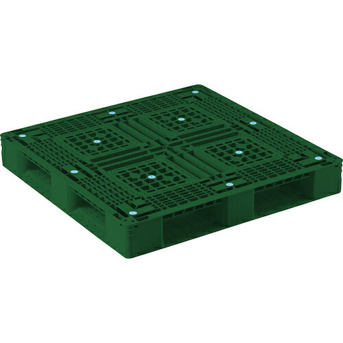 サンコー ( 三甲 ) パレットD4-1111-2グリーン 812185 ( 81218500GRKRS ) 三甲(株) 【メーカー取寄】