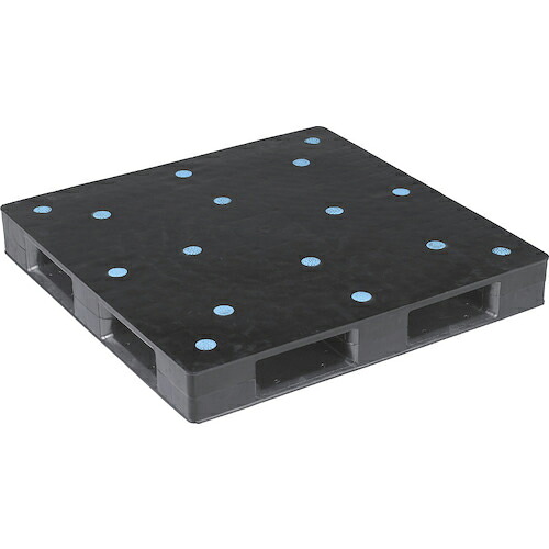 【SALE通貨価値】サンコー ( 三甲 ) リサイクルプラスチックパレット D4-110110P-B 8P0045 ( 8P004501BKRC ) 【2個仕掛ける】