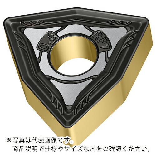 Walter ( ワルター ) 旋削加工用チップ 80°トリゴンネガタイプ WPP10G ( WNMG080412-RP7 WPP10G ) 【10個セット】 ワルタージャパン(株)