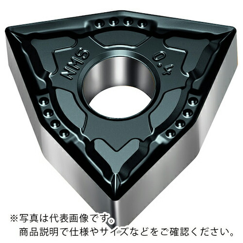 Walter ( ワルター ) 旋削加工用チップ 80°トリゴンネガタイプ WSM10S ( WNMG060408-NMS WSM10S ) 【10個セット】 ワルタージャパン(株) 【メーカー取寄】