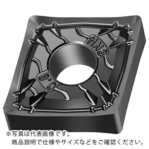 Walter ( ワルター ) 旋削加工用チップ 80°菱形ネガタイプ WN10 ( CNGG120404M-MN3 WN10 ) 【10個セット】 【メーカー取寄】