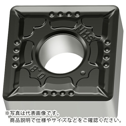 Walter ( ワルター ) 旋削加工用チップ 正方形ネガタイプ WSM10S ( SNMG120408-NMS WSM10S ) 【10個セット】 ワルタージャパン(株) 【メーカー取寄】