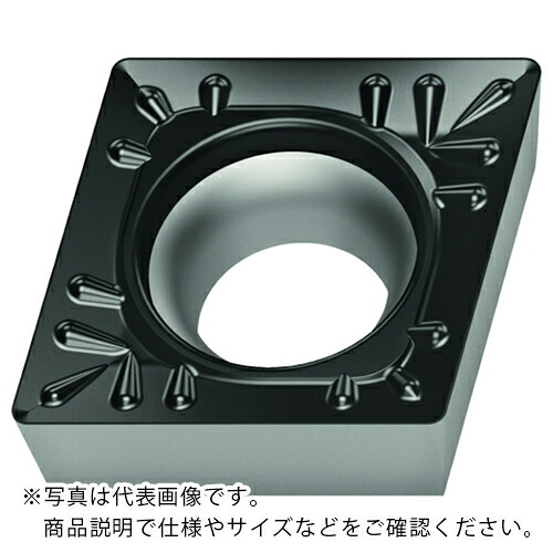 Walter ( ワルター ) 旋削加工用チップ 80°菱形ポジタイプ WSM10S ( CCMT060208-RM4 WSM10S ) 【10個セット】 ワルタージャパン(株)