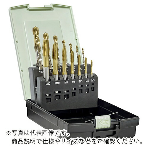 Prototyp ( ワルタージャパン ) HSS-E タップセット 2(タップ + ドリル) ( TC216-SET2-M3-M12-WY80AA ) ワルタージャパン(株) 【メーカー取寄】