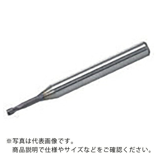 三菱K ( 三菱マテリアル ) 2枚刃エムスター 超硬ロングネックスクエアエンドミル2.2mm ( MS2XL6D0220N110 ) 三菱マテリアル(株) 【メーカー取寄】