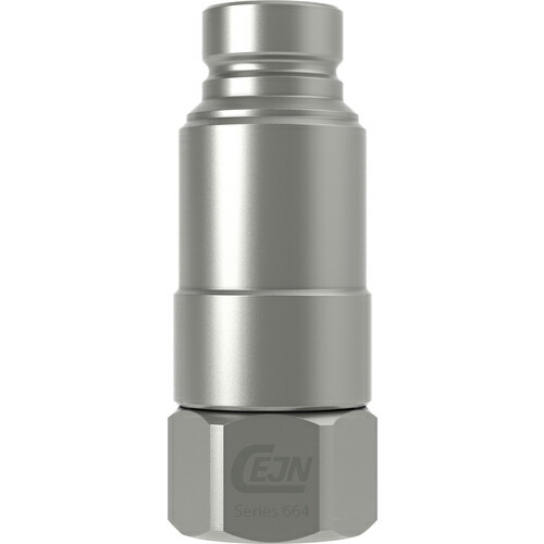 【SALE必要経費】CEJN ( セイン ) 続きもの664 残圧除去役立つこと付ニップル NPT3/4 メネジ ( 10-664-6401 )