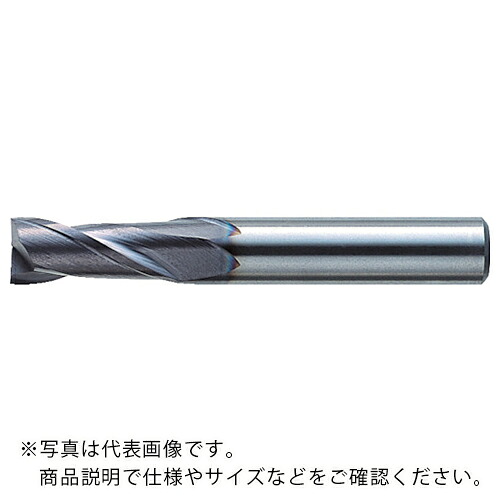 三菱K ( 三菱マテリアル ) 2枚刃ミラクル 超硬スクエアエンドミルミディアム刃長(M)2.9mm ( VC2MSD0290 ) 三菱マテリアル(株)