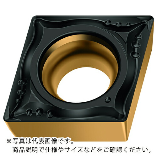 Walter ( ワルター ) 旋削加工用チップ 80°菱形ポジタイプ WPP10G ( CCMT09T308-MP4 WPP10G ) 【10個セット】 ワルタージャパン(株)