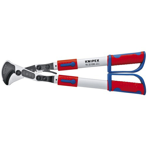 KNIPEX 伸縮式ケーブルカッター 全長570mm ( 9532-038 )