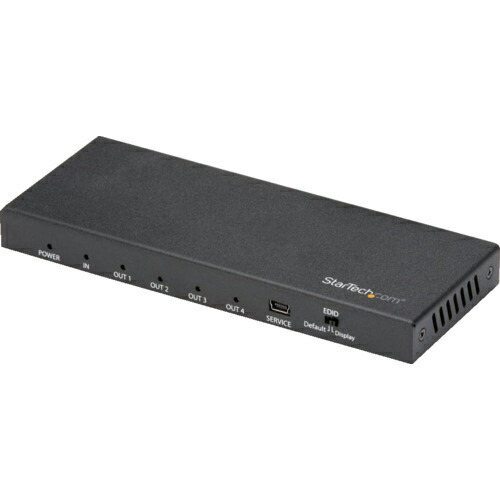 StarTech ビデオスプリッター/HDMI/1入力4出力/4K60Hz/EDID/HDCP 2.2 ( ST124HD202 )