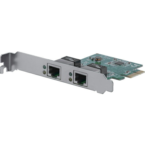 【SALE必要経費】StarTech ローカルエリアネットワーク歌留多/PCIeE/x1/2x RJ45/10/100/1000Mbps/Win \u0026 Mac ( ST1000SPEXD4 )