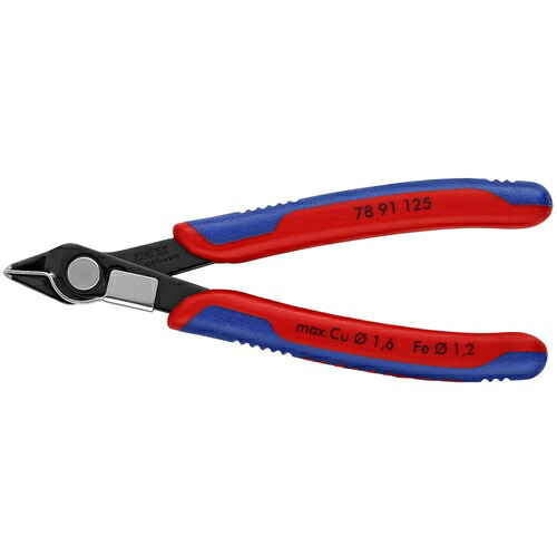 KNIPEX エレクトロニクス スーパーニッパー リードキャッチャー付き バーニッシュ ( 7891-125 )