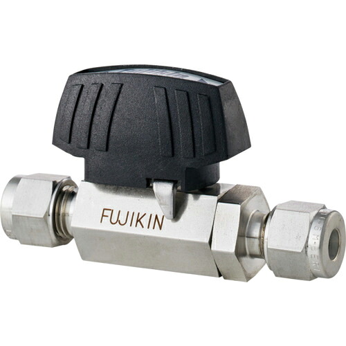 Fujikin ( フジキン ) ステンレス鋼製3.92MPa V-Lok継手付ボール弁 ( PUBV-94-10-V )