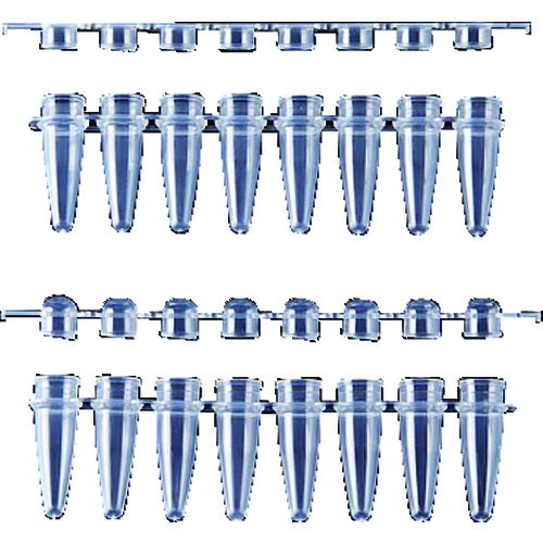 AS ( アズワン ) PCRチューブ 0.2ml8連フラット ( 1-1599-03 ) アズワン(株) 【メーカー取寄】