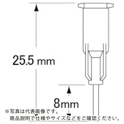 AS ( アズワン ) テフロンニードル TN-18G (50個入) ( 2-1586-03 ) アズワン(株) 【メーカー取寄】