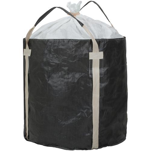 グリーンクロス 水切りコンテナバッグ 丸型 容量1000L 耐荷重1000kgタイプ 排出口無し 10枚セット ( 6300052887 ) (株)グリーンクロス 【メーカー取寄】