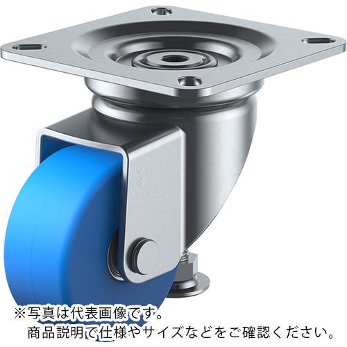 ユーエイ 一皿式 自在 アジャスター付キャスター モノマーキャストナイロン 拷問台径75粍 AF印字機 AF型 打っ付け大きさ115×115(105×105) ( AF-75 )