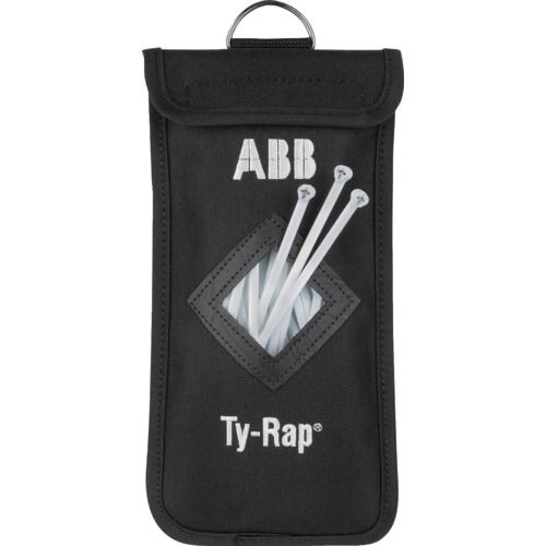 TY－Rap ( ABB ) 専用携帯ポーチ 203mmまでのケーブルタイを収納 TY525M× 100本入り ( TY-TOTE-25 )