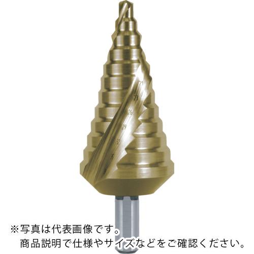 RUKO 【売切廃番】2枚刃スパイラルステップドリル 38mm チタン ( 101053T )