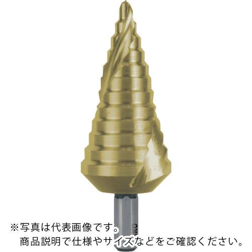RUKO 【売切廃番】2枚刃スパイラルステップドリル 37粍 チタン ( 101060T )