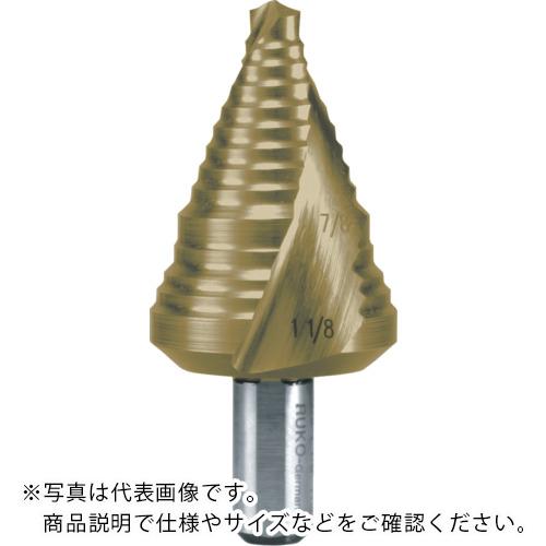 RUKO 【売切廃番】2枚刃スパイラルステップドリル 1-1/8 チタン ( 101709T )